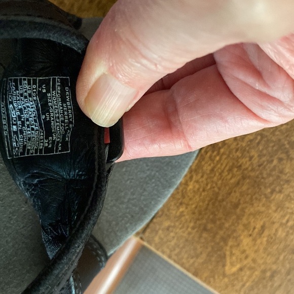 MERRELL Slide Sandals Dewberry Black Wedge Leather Women's Size 7 - Picture 8 of 10